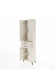 Arges Dolap 4 Raflı 2 Çekmeceli 4 Kapaklı 60x30x221 Aytaşı-Aytaşı
