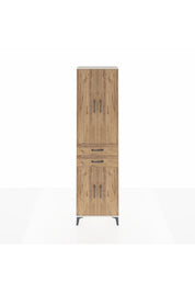 Arges Dolap 4 Raflı 2 Çekmeceli 4 Kapaklı 60x30x221 Aytaşı-Çam