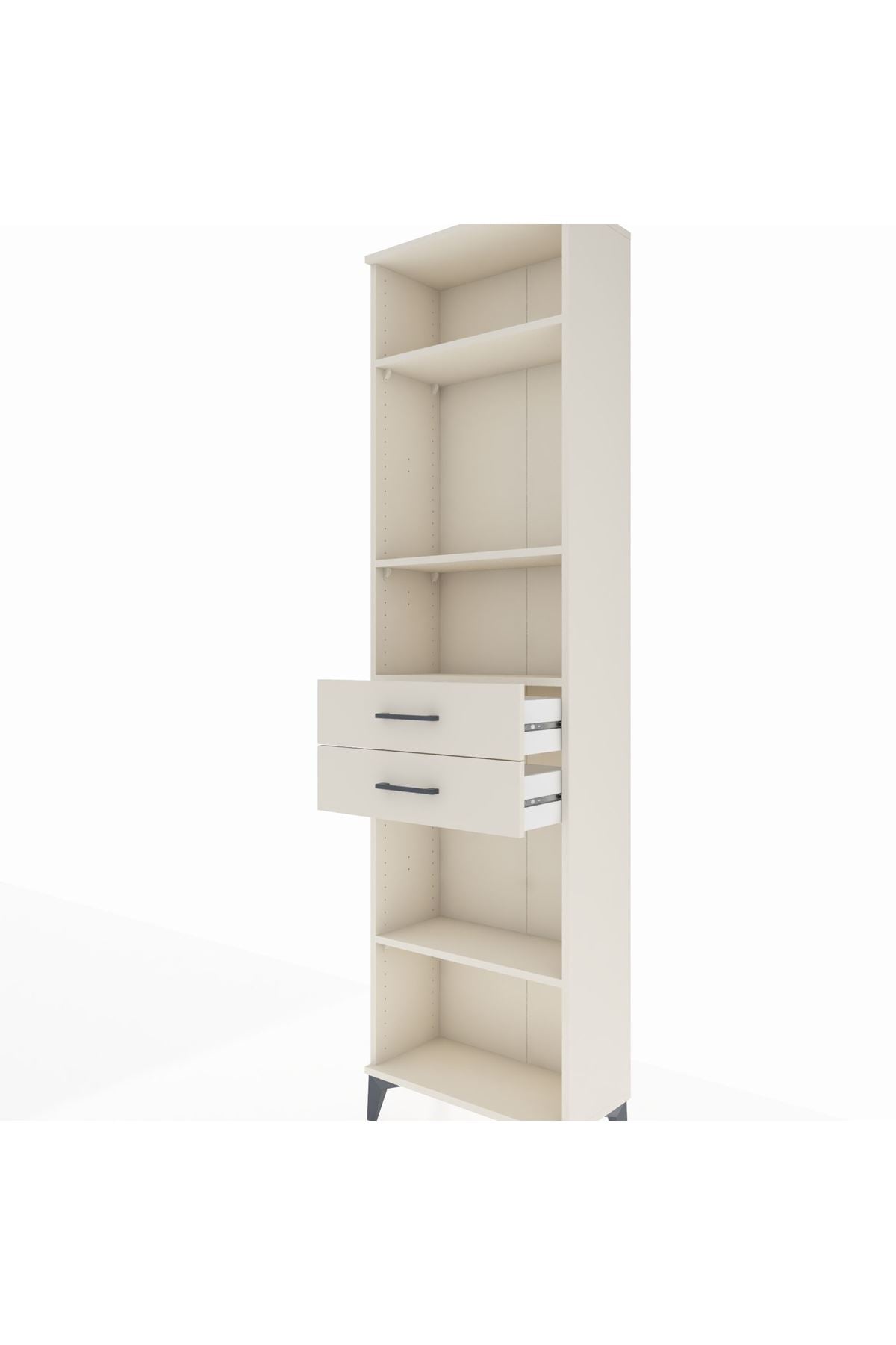 Arges Dolap 4 Raflı 2 Çekmeceli 60x30x221 Aytaşı-Aytaşı