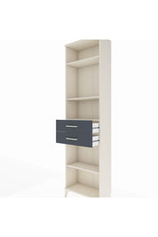 Arges Dolap 4 Raflı 2 Çekmeceli 60x30x221 Aytaşı-Antrasit