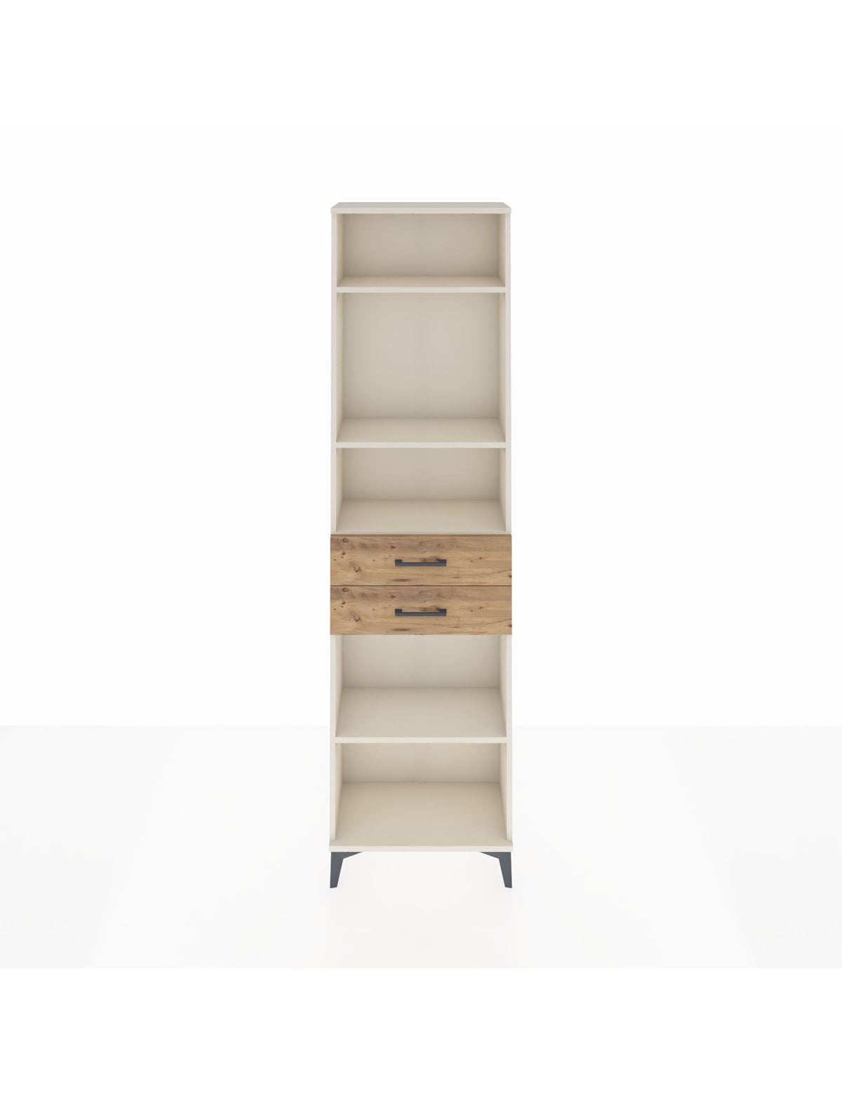 Arges Dolap 4 Raflı 2 Çekmeceli 60x30x221 Aytaşı-Çam