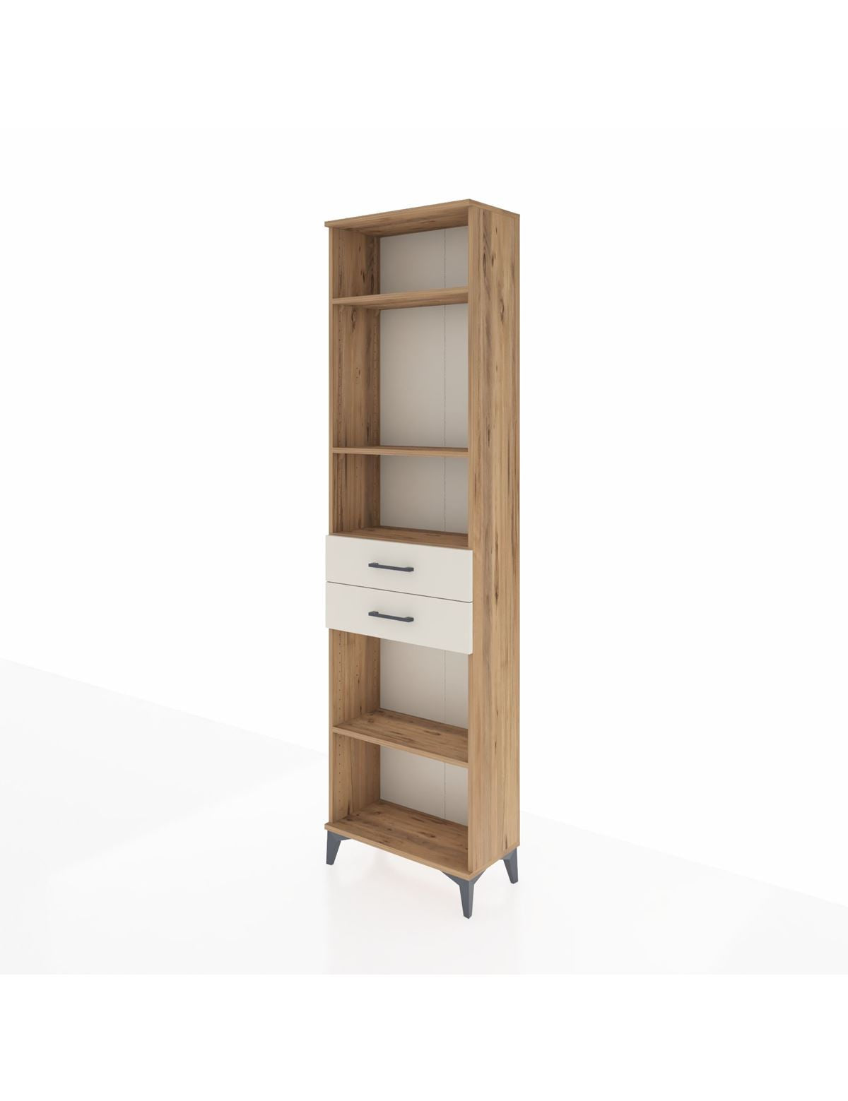 Arges Dolap 4 Raflı 2 Çekmeceli 60x30x221 - S29M199V7A
