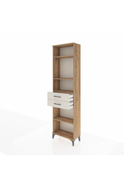 Arges Dolap 4 Raflı 2 Çekmeceli 60x30x221 Çam-Aytaşı