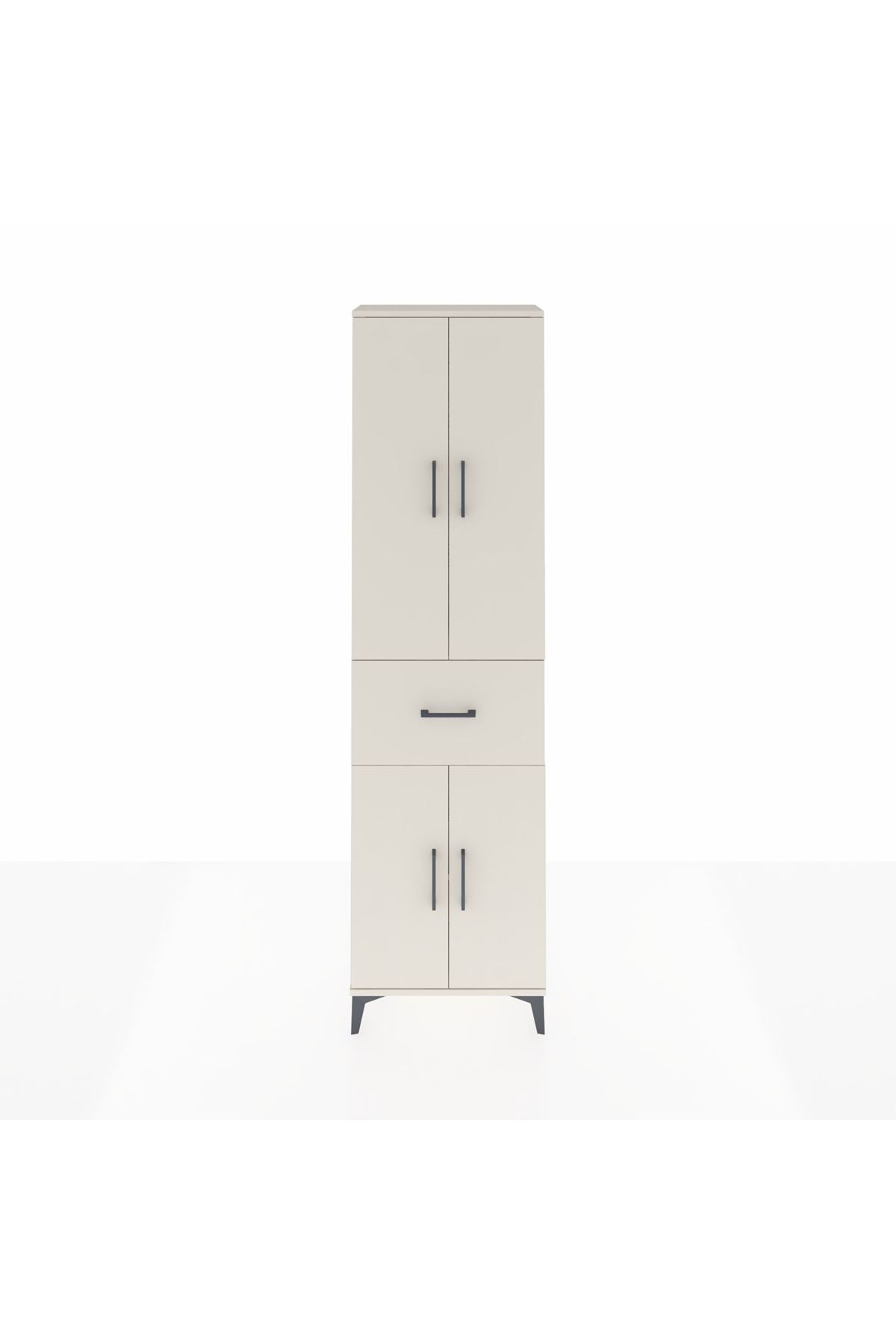 Arges Dolap 2 Raflı Tek Çekmeceli Tek Askılı 60x30x221 Aytaşı-Aytaşı