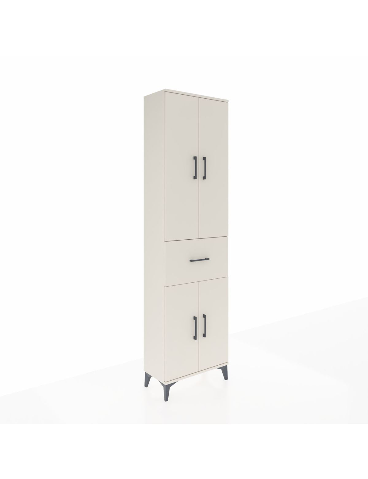 Arges Dolap 2 Raflı Tek Çekmeceli Tek Askılı 60x30x221 Aytaşı-Aytaşı