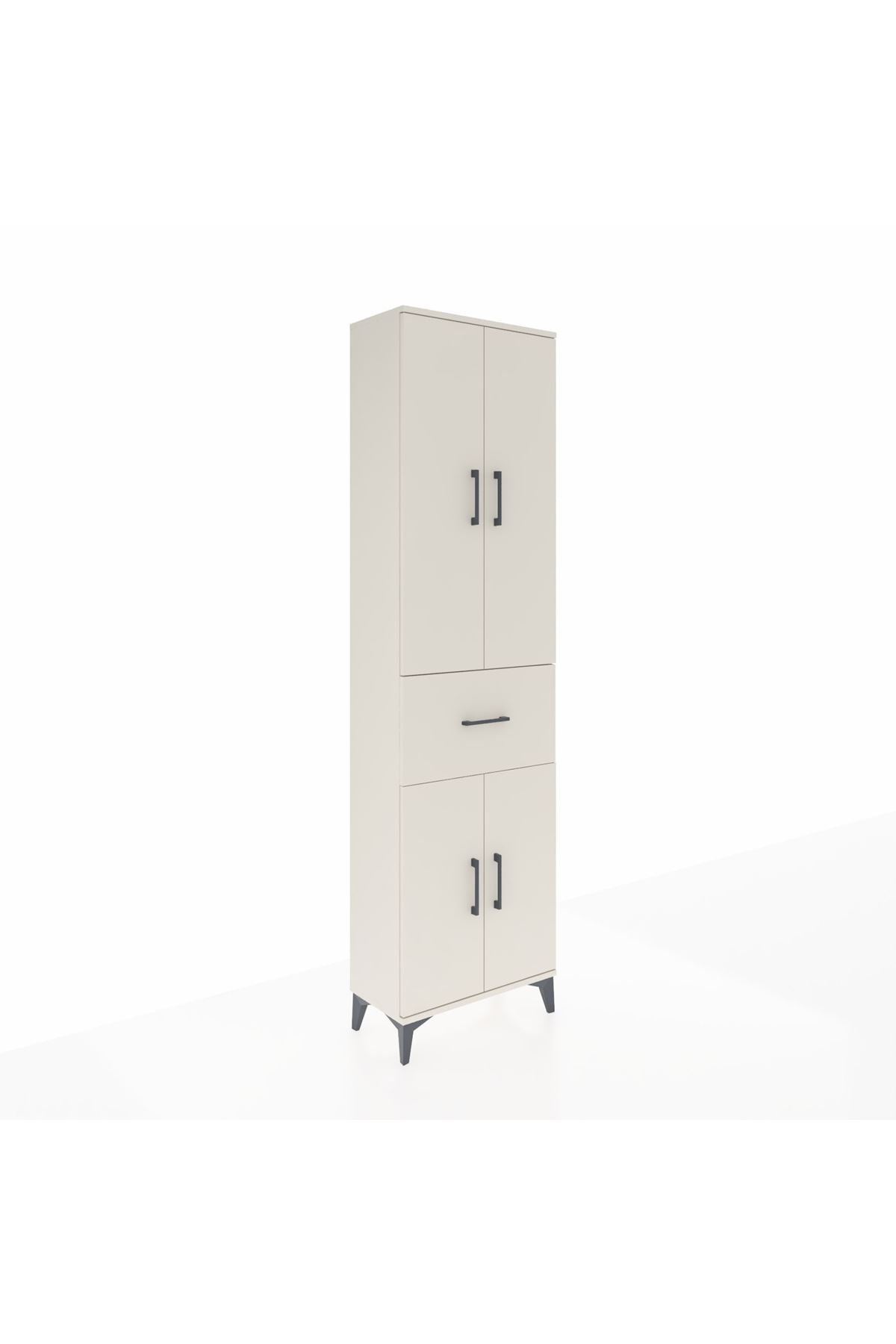 Arges Dolap 2 Raflı Tek Çekmeceli Tek Askılı 60x30x221 Aytaşı-Aytaşı