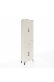 Arges Dolap 4 Raflı Tek Çekmeceli 4 Kapaklı 60x30x221 Aytaşı-Aytaşı