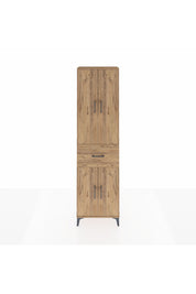 Arges Dolap 4 Raflı Tek Çekmeceli 4 Kapaklı 60x30x221 Çam-Çam