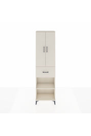 Arges Dolap 4 Raflı Tek Çekmeceli 2 Kapaklı 60x30x221 Aytaşı-Aytaşı