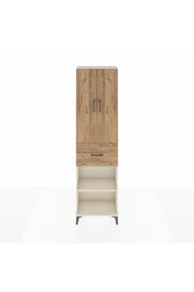 Arges Dolap 4 Raflı Tek Çekmeceli 2 Kapaklı 60x30x221 Aytaşı-Çam