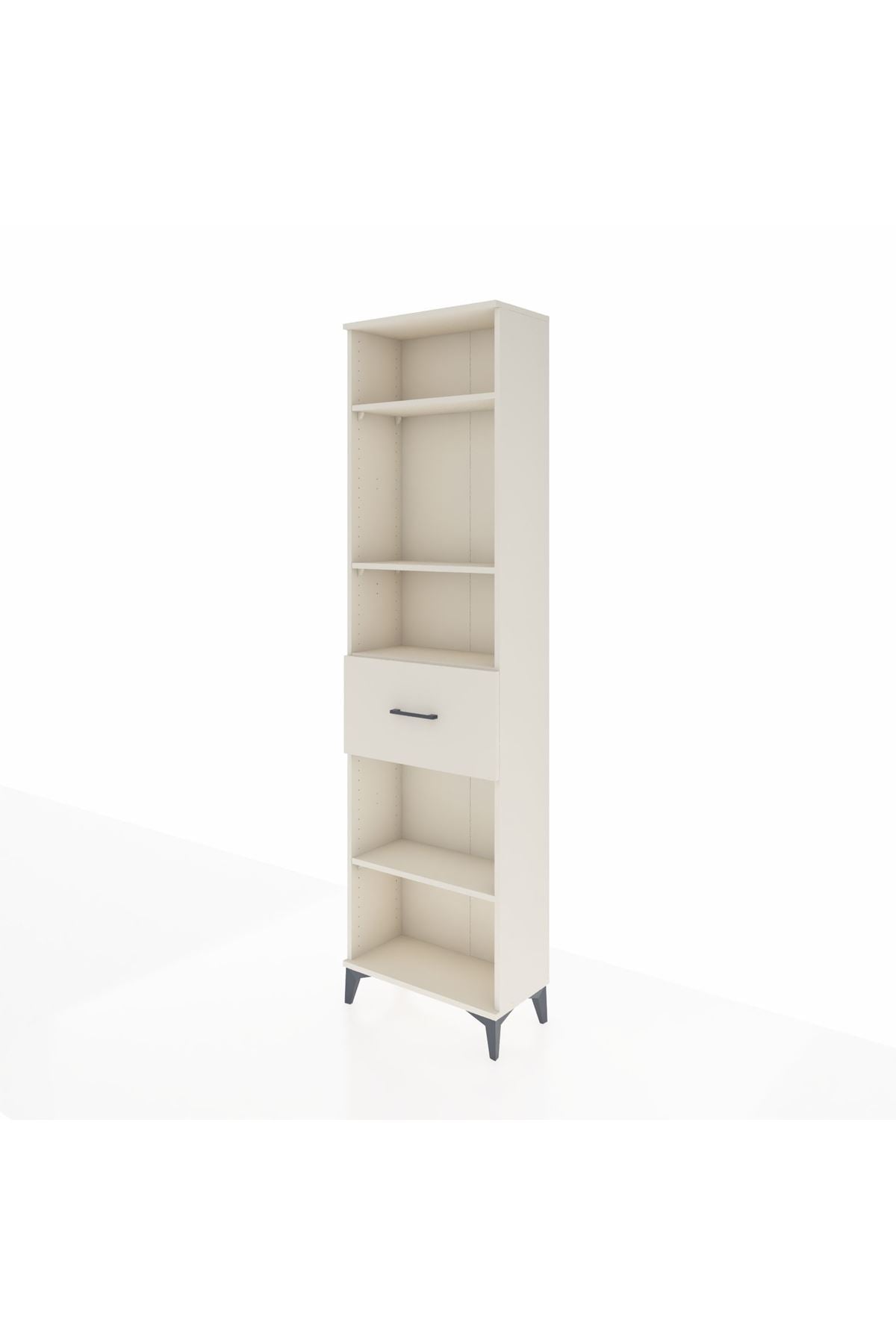 Arges Dolap 4 Raflı Tek Çekmeceli 60x30x221 Aytaşı-Aytaşı