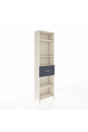 Arges Dolap 4 Raflı Tek Çekmeceli 60x30x221 Aytaşı-Antrasit