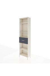 Arges Dolap 4 Raflı Tek Çekmeceli 60x30x221 Aytaşı-Antrasit