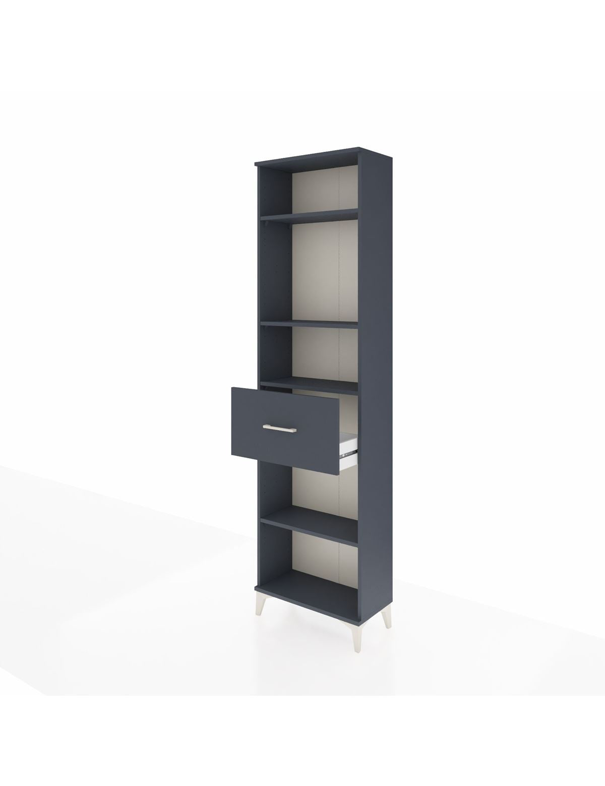 Arges Dolap 4 Raflı Tek Çekmeceli 60x30x221 - S29M205V5A