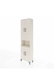 Arges Dolap 3 Raflı 4 Kapaklı Tek Askılı 60x30x221 - S29M206V1A