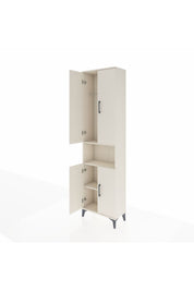 Arges Dolap 3 Raflı 4 Kapaklı Tek Askılı 60x30x221 Aytaşı-Aytaşı