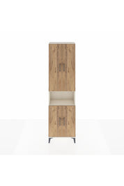 Arges Dolap 3 Raflı 4 Kapaklı Tek Askılı 60x30x221 - S29M206V3A