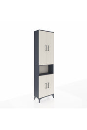 Arges Dolap 3 Raflı 4 Kapaklı Tek Askılı 60x30x221 - S29M206V4A