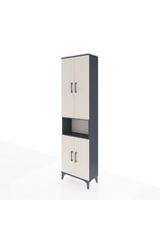 Arges Dolap 3 Raflı 4 Kapaklı Tek Askılı 60x30x221 - S29M206V4A