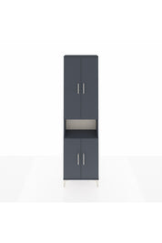 Arges Dolap 3 Raflı 4 Kapaklı Tek Askılı 60x30x221 - S29M206V5A