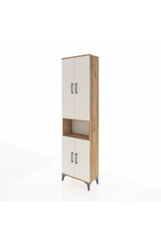 Arges Dolap 3 Raflı 4 Kapaklı Tek Askılı 60x30x221 - S29M206V7A