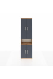 Arges Dolap 3 Raflı 4 Kapaklı Tek Askılı 60x30x221 - S29M206V8A