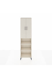 Arges Dolap 3 Raflı 2 Kapaklı Tek Askılı 60x30x221 Aytaşı-Aytaşı