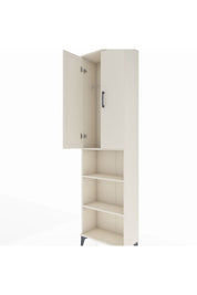 Arges Dolap 3 Raflı 2 Kapaklı Tek Askılı 60x30x221 Aytaşı-Aytaşı