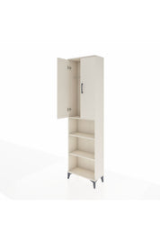 Arges Dolap 3 Raflı 2 Kapaklı Tek Askılı 60x30x221 Aytaşı-Aytaşı
