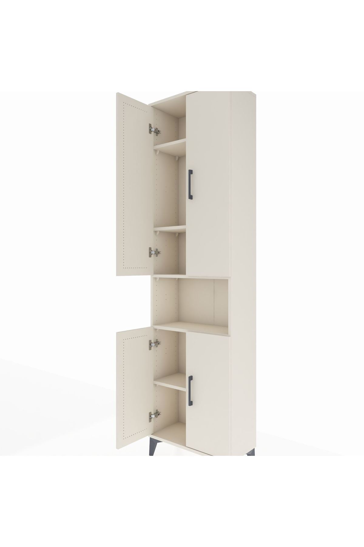 Arges Dolap 5 Raflı 4 Kapaklı 60x30x221 Aytaşı-Aytaşı