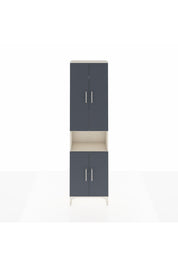 Arges Dolap 5 Raflı 4 Kapaklı 60x30x221 Aytaşı-Antrasit