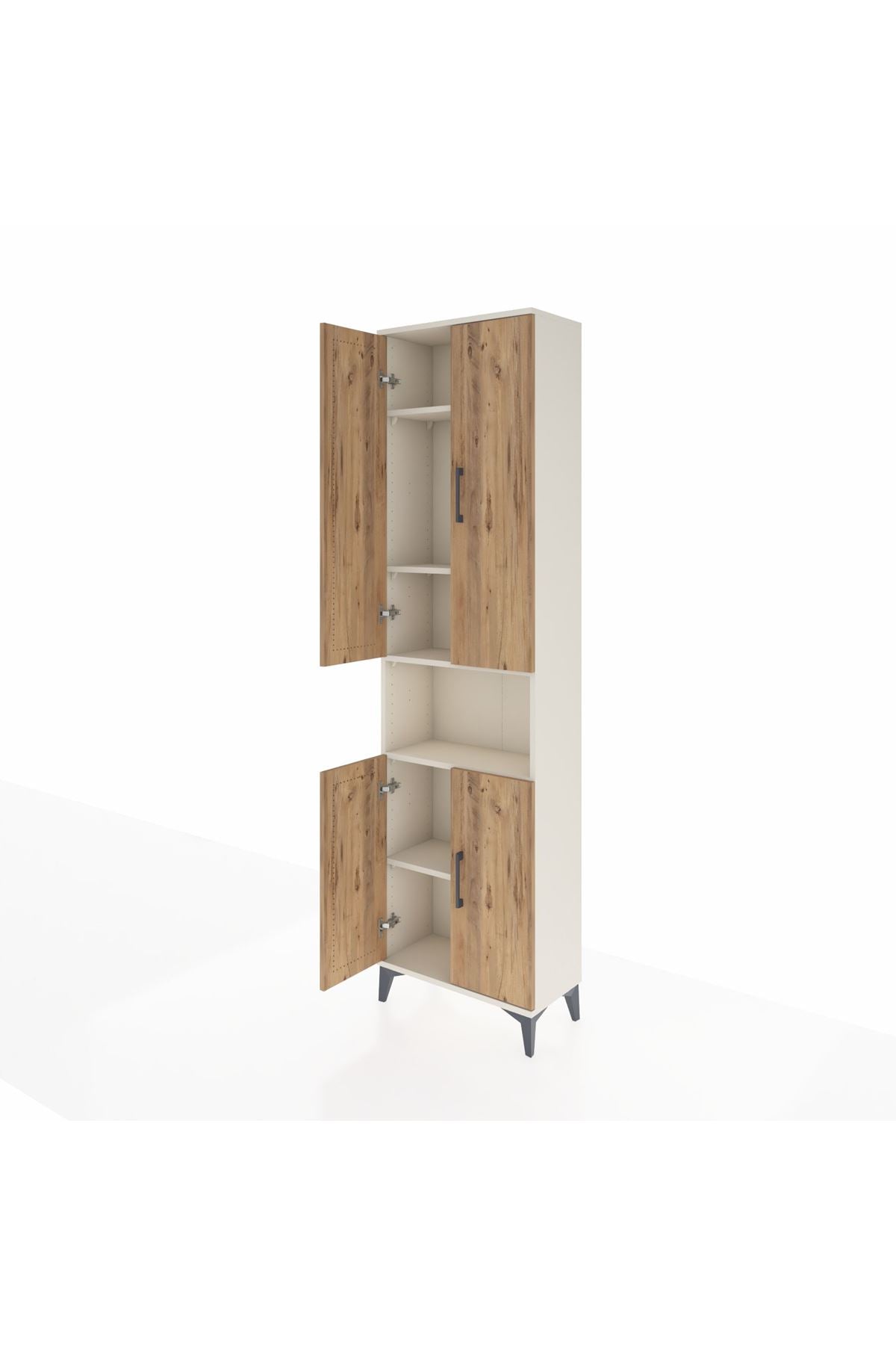 Arges Dolap 5 Raflı 4 Kapaklı 60x30x221 Aytaşı-Çam