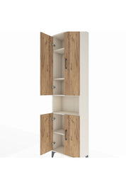 Arges Dolap 5 Raflı 4 Kapaklı 60x30x221 Aytaşı-Çam