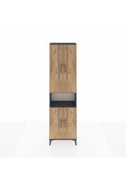 Arges Dolap 5 Raflı 4 Kapaklı 60x30x221 Antrasit-Çam