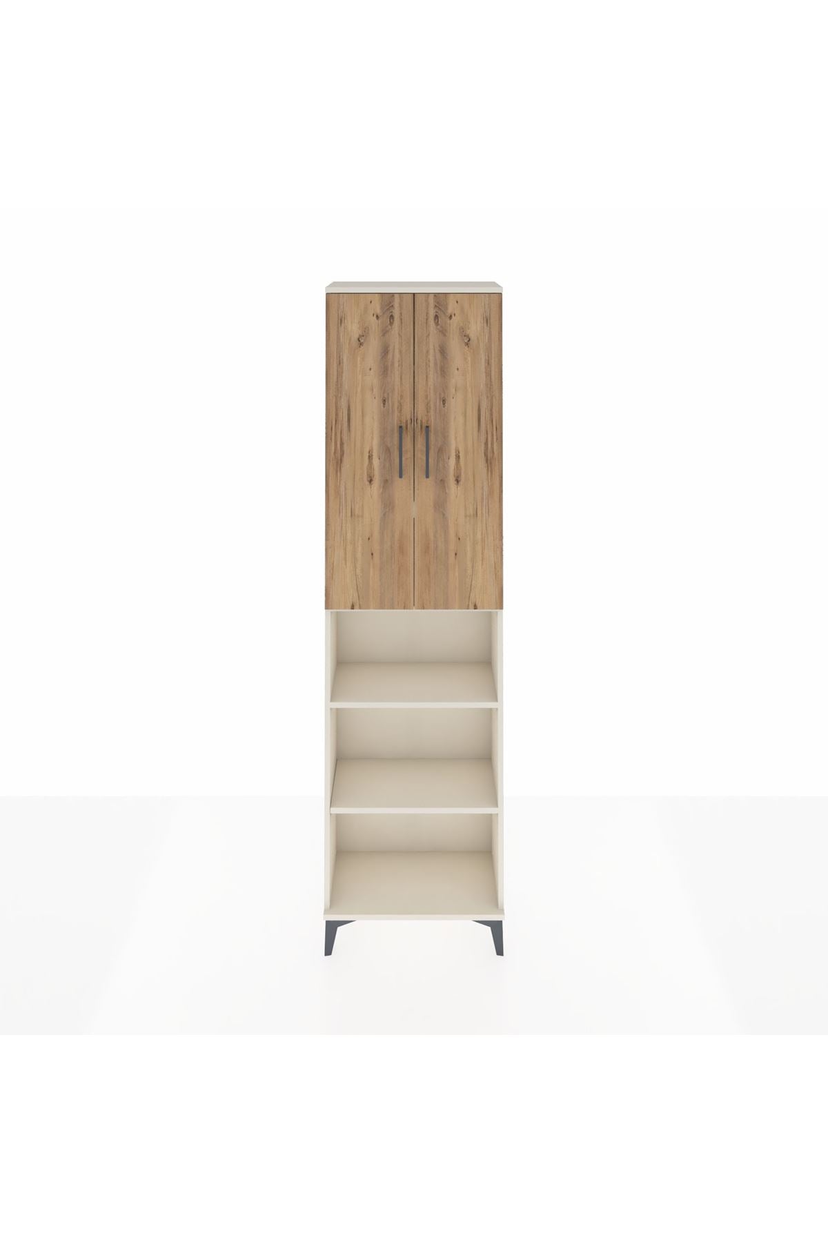 Arges Dolap 5 Raflı 2 Kapaklı 60x30x221 Aytaşı-Çam