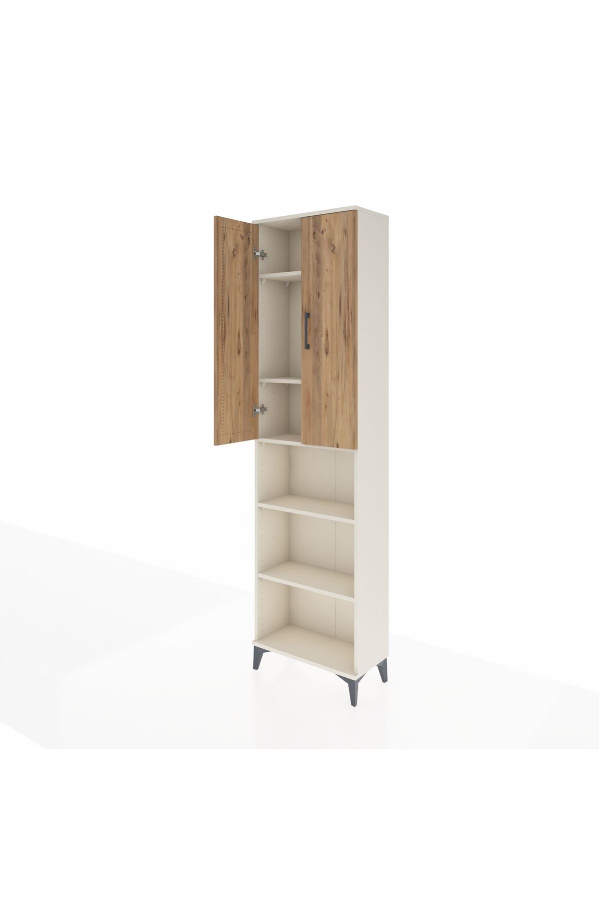 Arges Dolap 5 Raflı 2 Kapaklı 60x30x221 Aytaşı-Çam