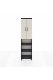 Arges Dolap 5 Raflı 2 Kapaklı 60x30x221 Antrasit-Aytaşı