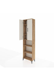 Arges Dolap 5 Raflı 2 Kapaklı 60x30x221 Çam-Aytaşı