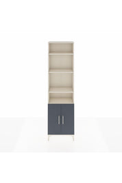 Arges Dolap 5 Raflı 2 Kapaklı 60x30x221 Aytaşı-Antrasit