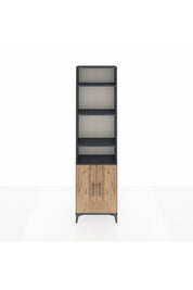 Arges Dolap 5 Raflı 2 Kapaklı 60x30x221 Antrasit-Çam