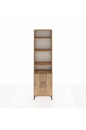 Arges Dolap 5 Raflı 2 Kapaklı 60x30x221 Çam-Çam