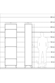 Arges Dolap 4 Raflı 60x30x221 Aytaşı-Aytaşı