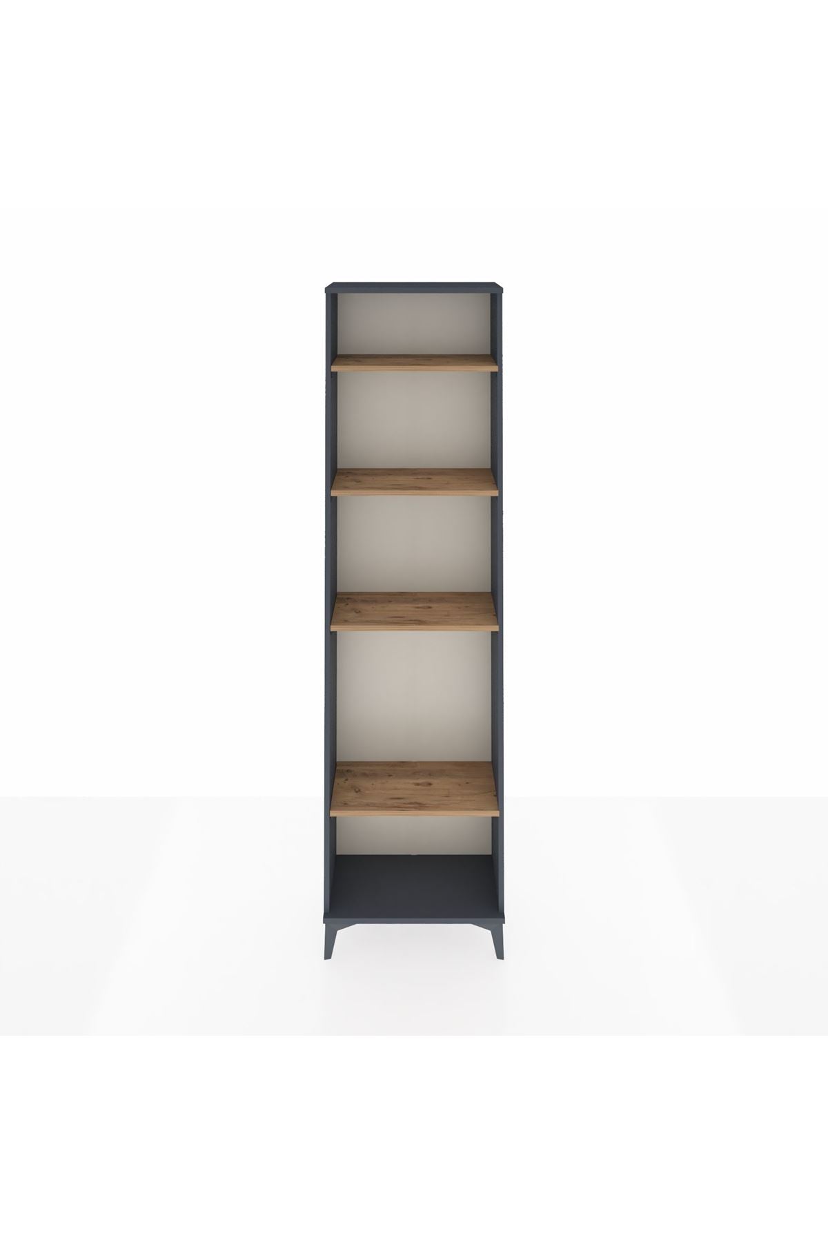 Arges Dolap 4 Raflı 60x30x221 Antrasit-Çam