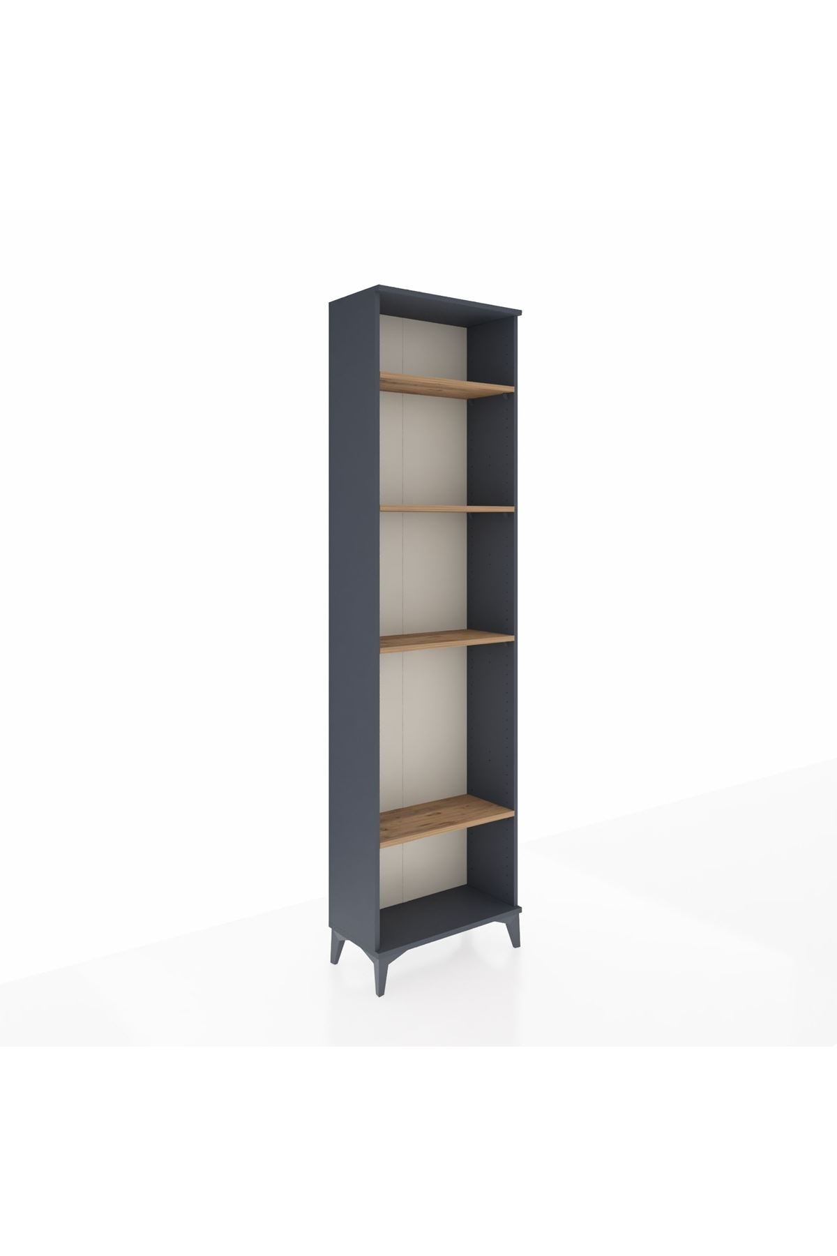 Arges Dolap 4 Raflı 60x30x221 Antrasit-Çam