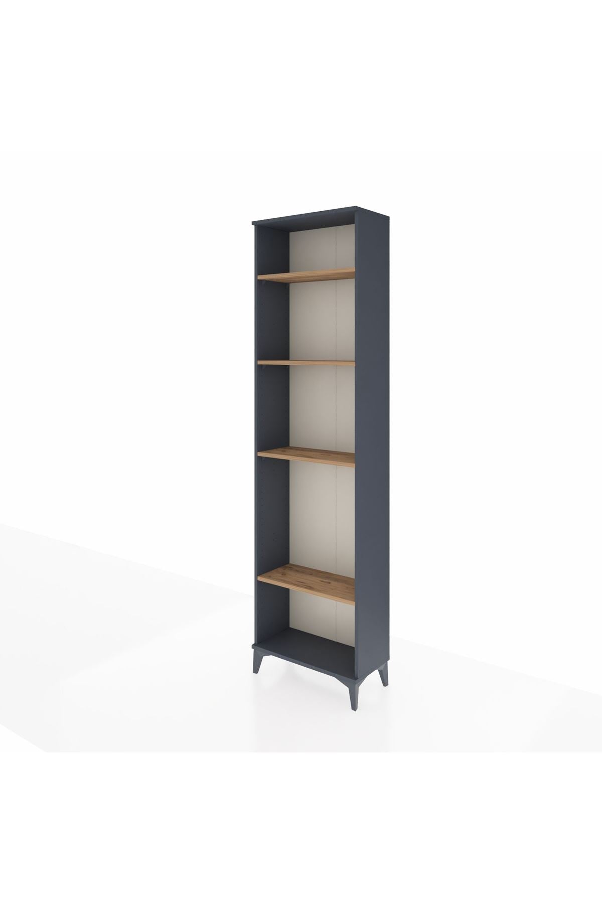 Arges Dolap 4 Raflı 60x30x221 Antrasit-Çam