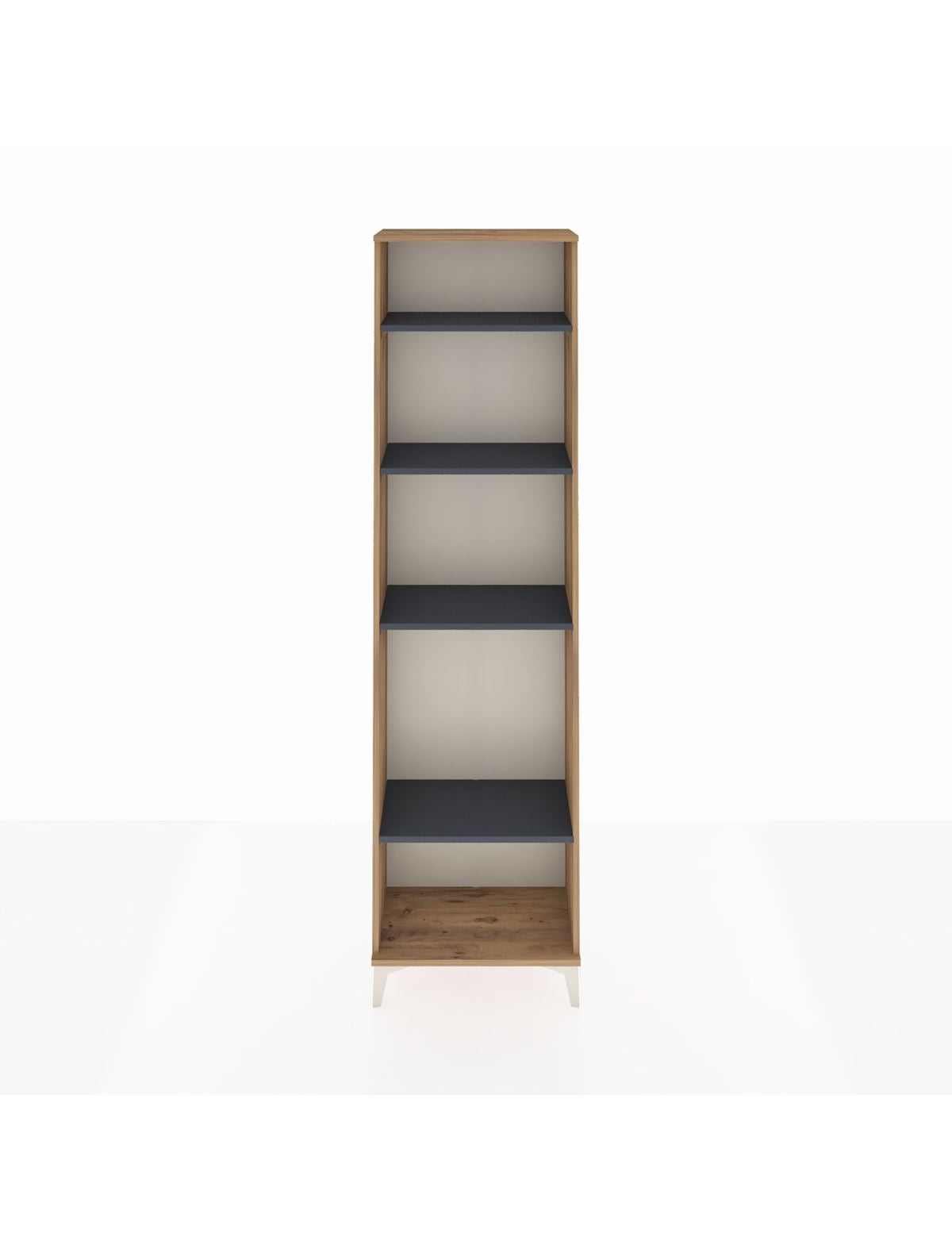 Arges Dolap 4 Raflı 60x30x221 Çam-Antrasit