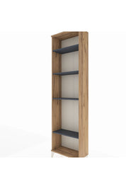 Arges Dolap 4 Raflı 60x30x221 Çam-Antrasit