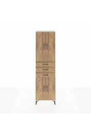 Arges Dolap 4 Raflı 3 Çekmeceli 4 Kapaklı 60x30x221 Aytaşı-Çam