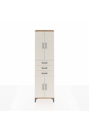 Arges Dolap 4 Raflı 3 Çekmeceli 4 Kapaklı 60x30x221 Çam-Aytaşı