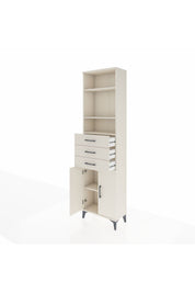 Arges Dolap 4 Raflı 3 Çekmeceli 2 Kapaklı 60x30x221 Aytaşı-Aytaşı